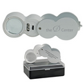 Light Up Magnifier Loupe with 12X Power Lens (UV & LED Light)